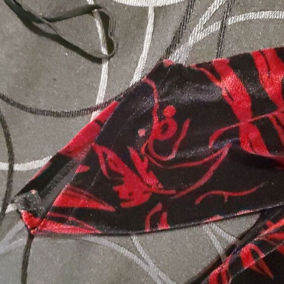 Cactus Flower woman velvet top L New - Picture 7 of 7